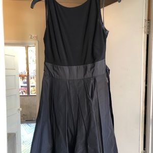 Black dress with tie